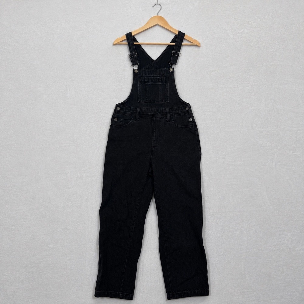 Universal Thread Black Denim Overalls 4/27R